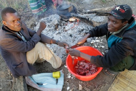 Preparing lunch in Moz