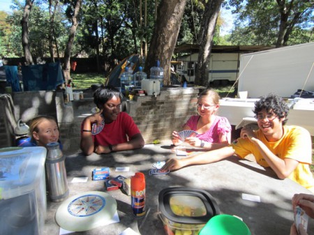 Youth at table