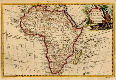 Map of Africa 1771
